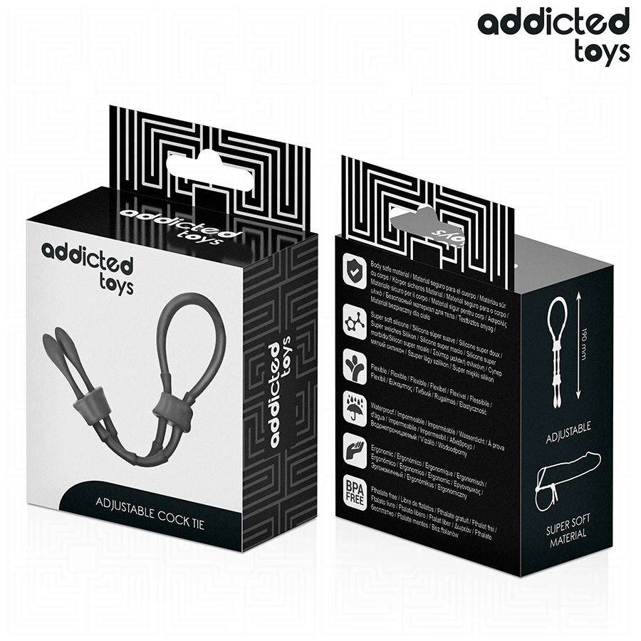 ADDICTED TOYS - CUERDA SILICONA AJUSTABLE PARA EL PENE - Imagen 6