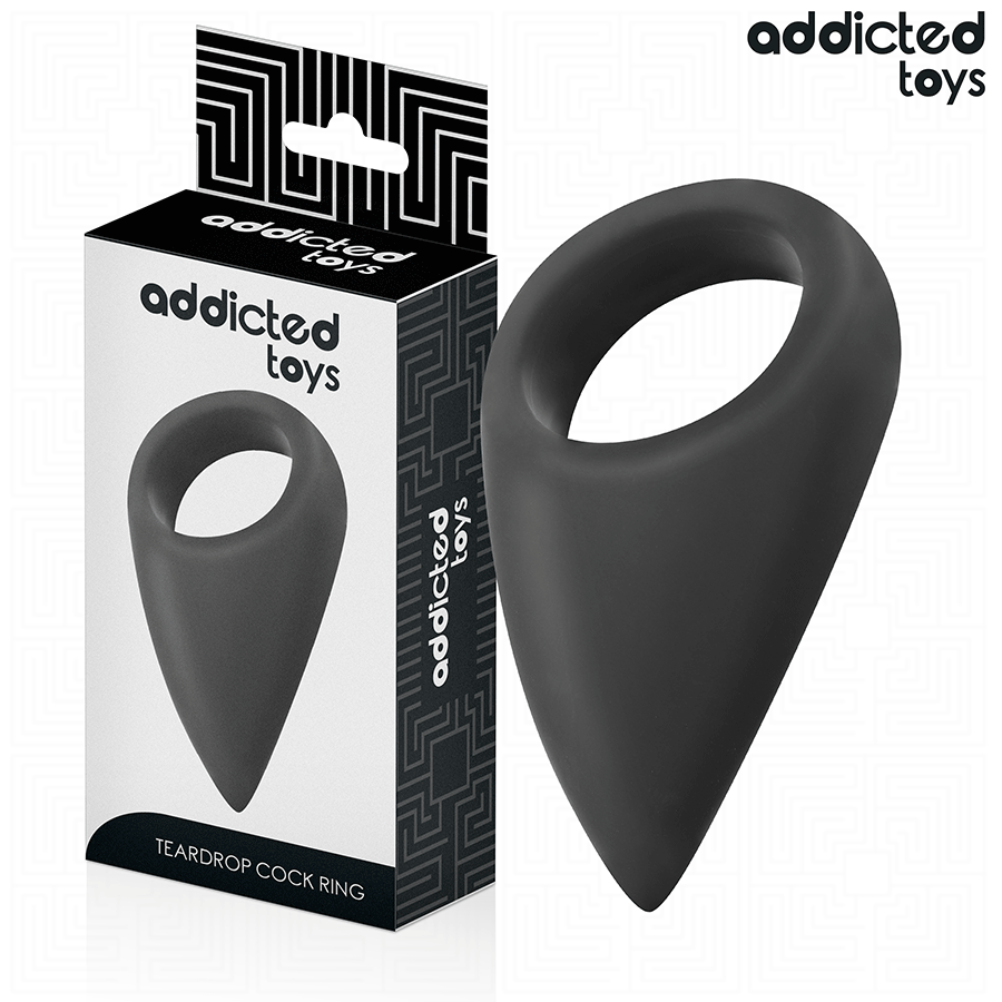 ADDICTED TOYS – ANILLO CON FORMA DE LÁGRIMA PARA EL PENE