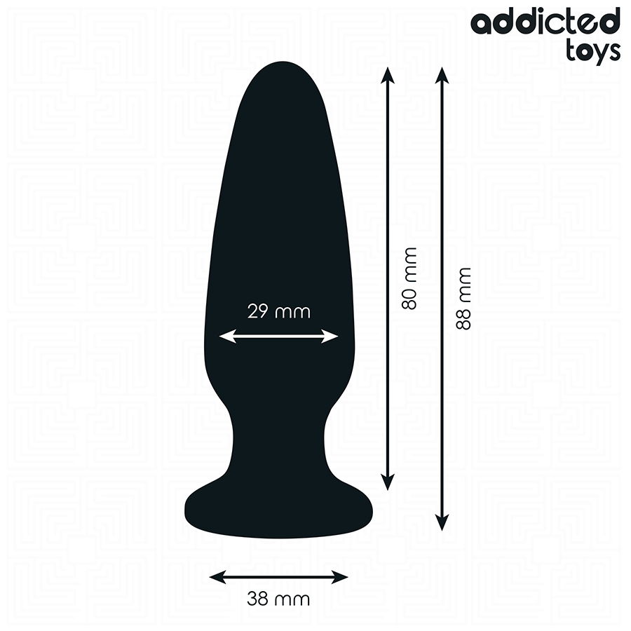 ADDICTED TOYS - PLUG ANAL CON JOYA SILICONA TALLA S 8,8 CM - Imagen 6