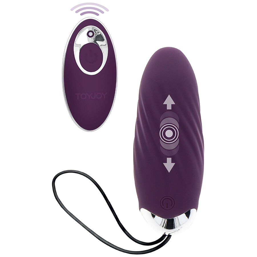 TOYJOY – HAPPINESS KNOCK KNOCK EGGSTAVAGANT VIBRADOR CON CONTROL REMOTO MORADO