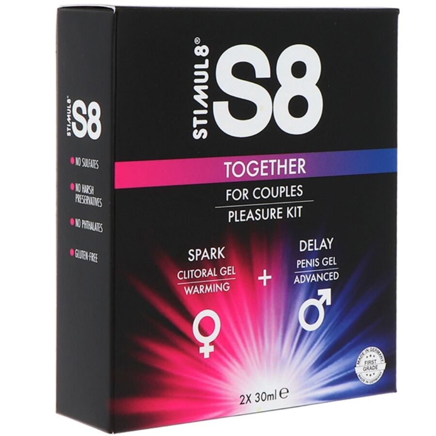 STIMUL8 – S8 TOGETHER KIT DE PAREJAS 2 X 30 ML