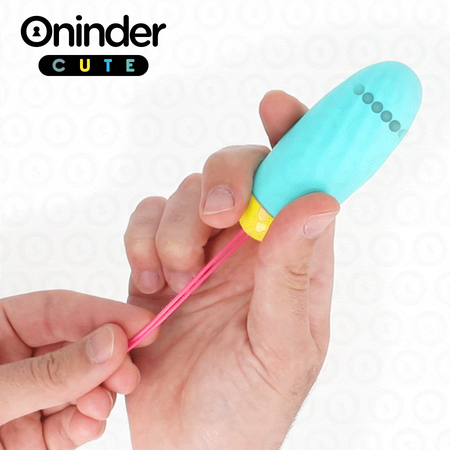 ONINDER CUTE – LOVE PLEASURE HUEVO VIBRO-GEMAS ROTADORAS SILICONA – APP MUNDIAL GRATUITA
