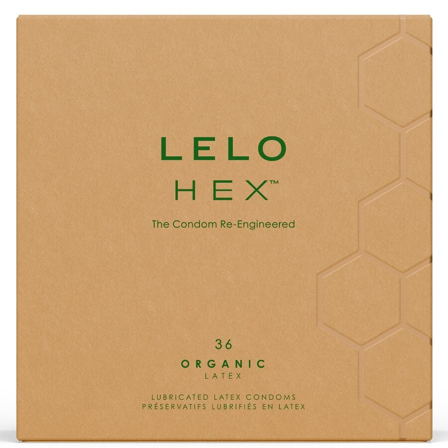 LELO – HEX ORGANIC PRESERVATIVO CAJA 36 UDS