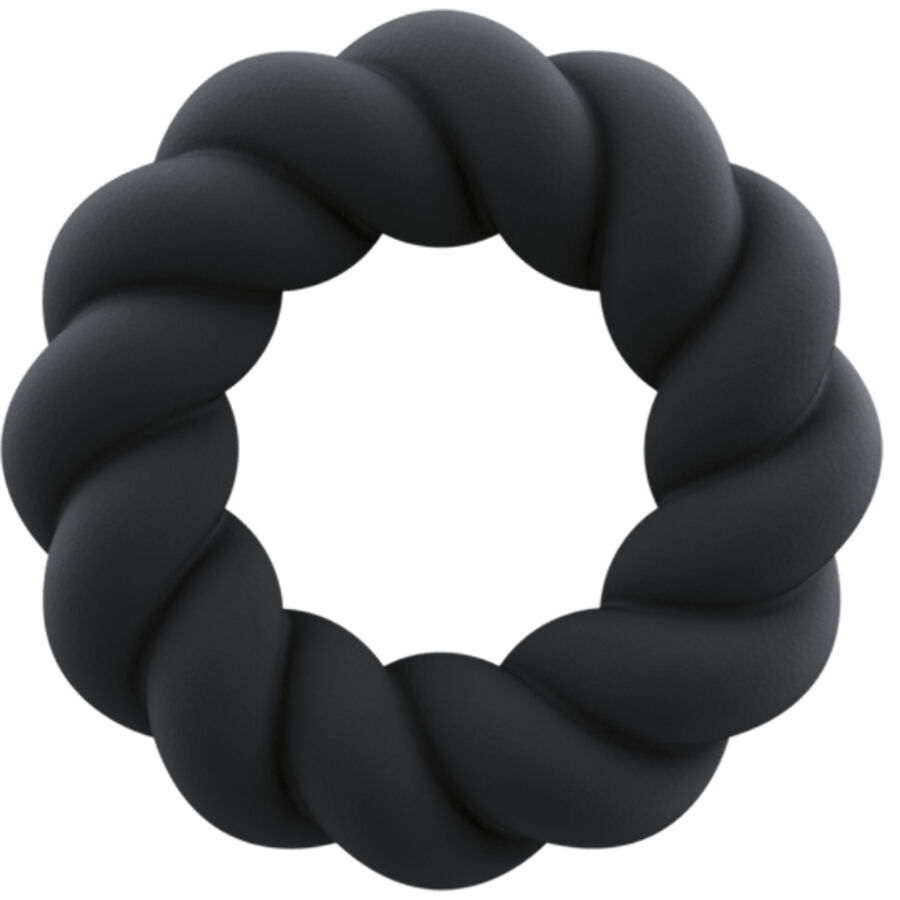 ROCKS- OFF – TWIST ANILLO MASTURBADOR SILICONA NEGRO