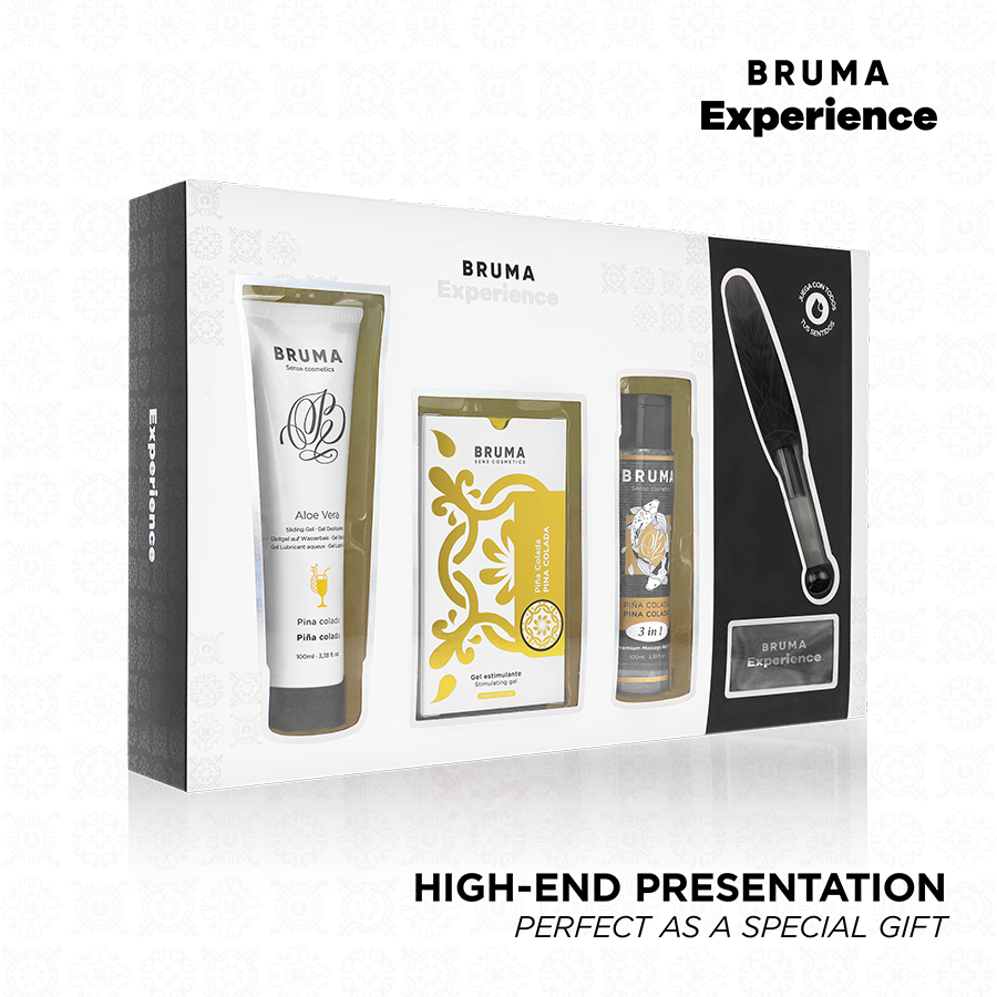 BRUMA XPERIENCE – PACK TENTACIÓN DULCE PIÑA COLADA CON POTENCIADOR DE ORGASMOS