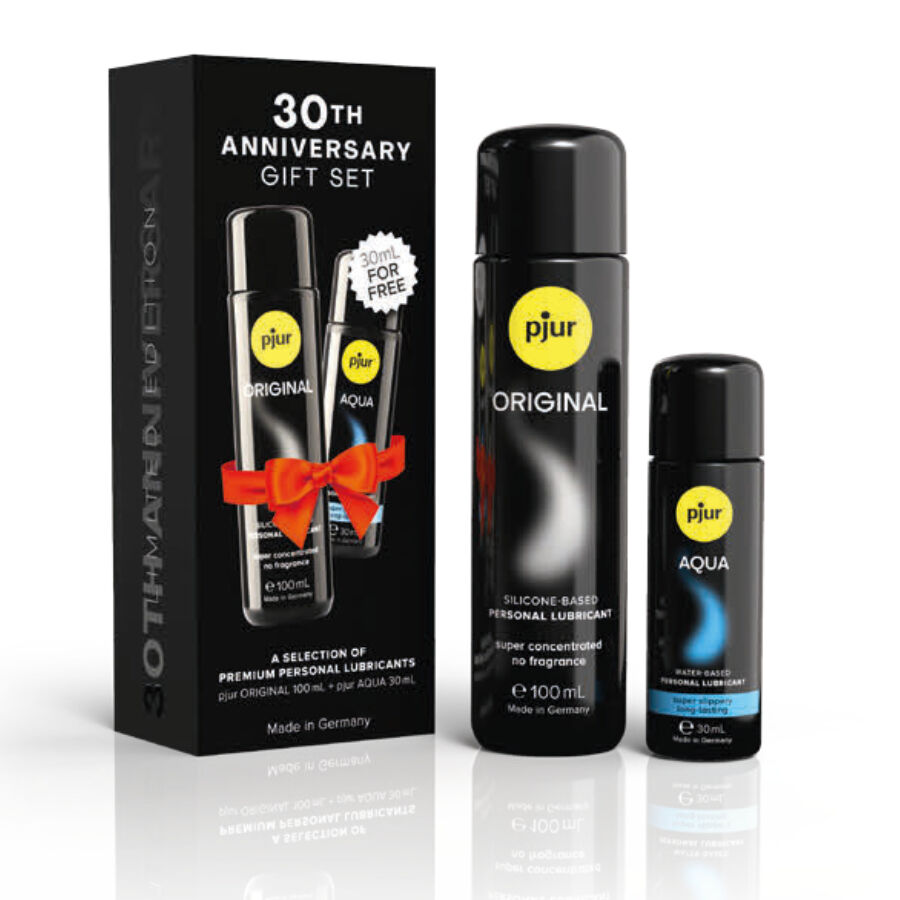 PJUR – SET 30TH ANIVERSARY PJUR ORIGINAL 100 ML + PJUR AQUA 30 ML DE REGALO