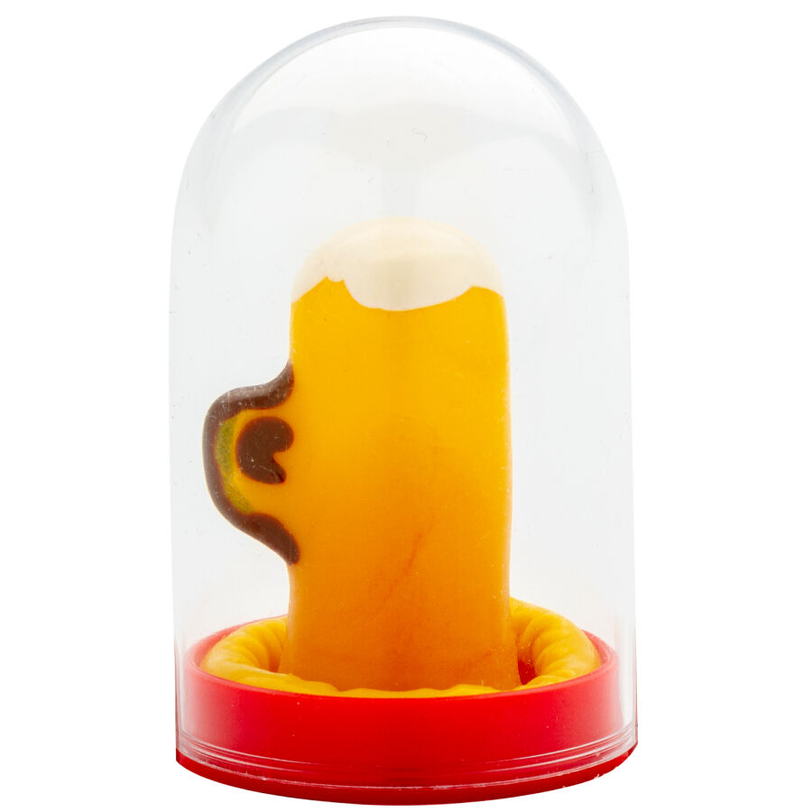 CONDOMERIE – PRESERVATIVO DECORATIVO PINTADO A MANO VASO DE CERVEZA