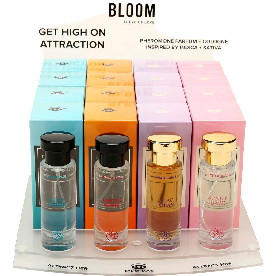EYE OF LOVE – BLOOM EXPOSITOR 4X4 PERFUMES 30 ML
