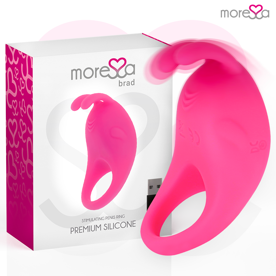 MORESSA – BRAD PREMIUM SILICONE RECARGABLE ROSA