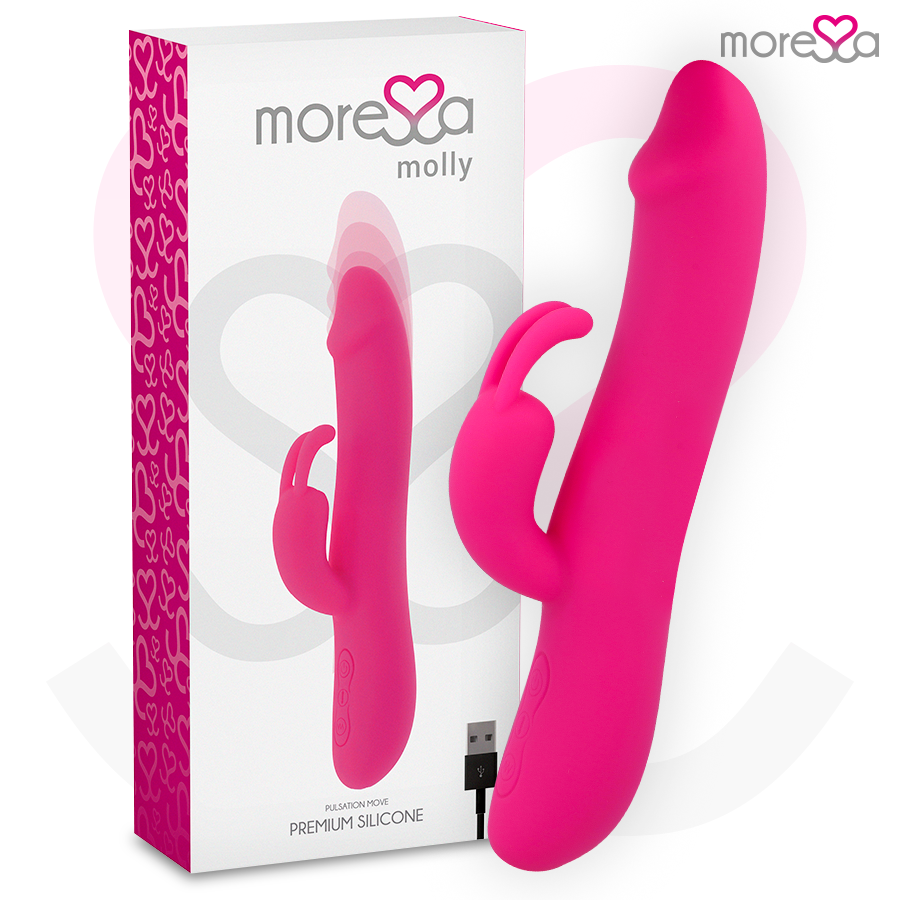MORESSA – MOLLY IMPULSOR UP&DOWN Y POTENTE VIBRACIÓN PREMIUM SILICONE RECARGABLE