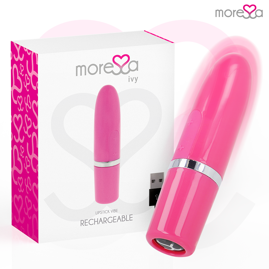 MORESSA – IVY MASAJEADOR SIMULADOR LABIAL DE VIAJE ROSA