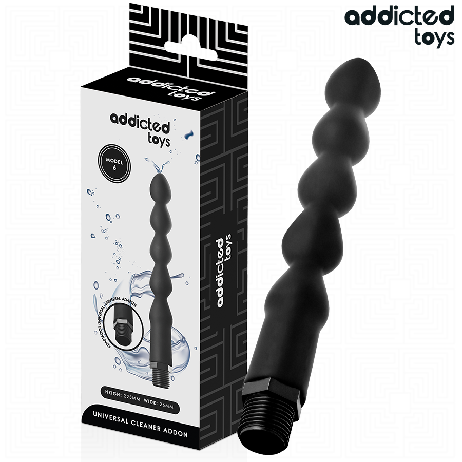 ADDICTED TOYS – LIMPIADOR ANAL CON ADAPTADOR UNIVERSAL MODELO 6