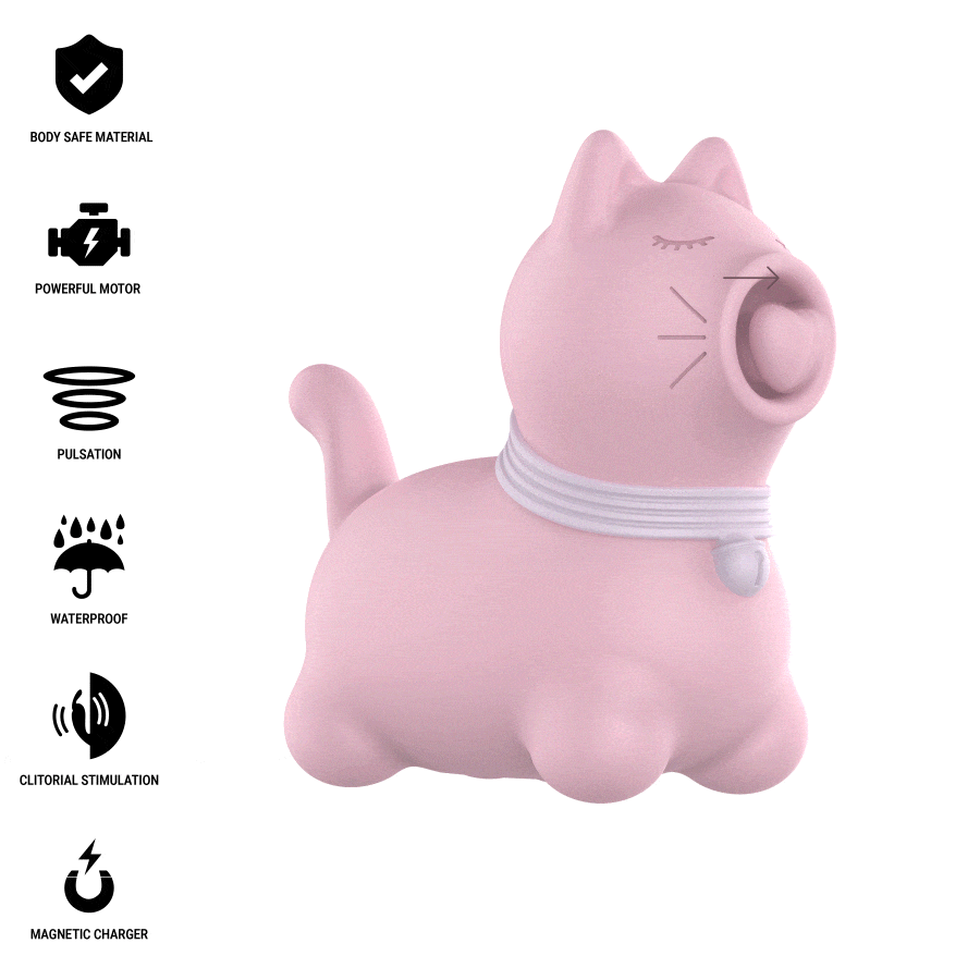 INTENSE – MARIE ESTIMULADOR CON LENGUA EFECTO PULSACIÓN ROSA