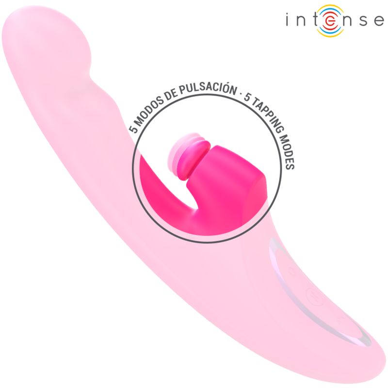 INTENSE - EMI VIBRADOR 13,5 CM MULTIFUNCIÓN 3 EN 1 10 VIBRACIONES ROSA - Imagen 6