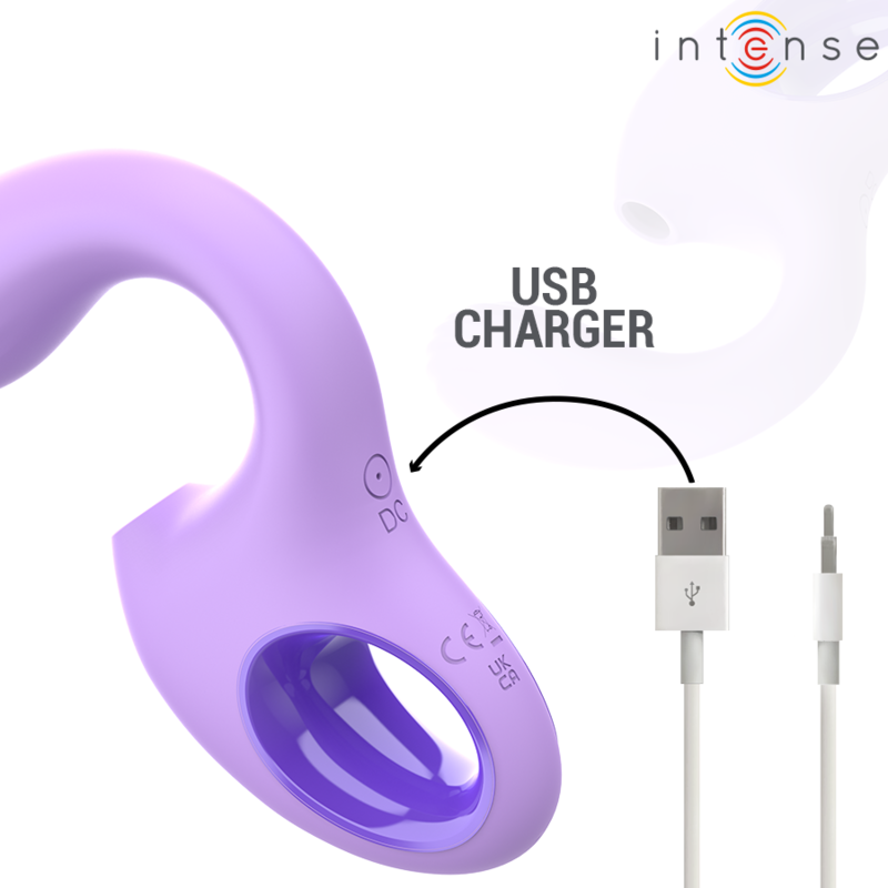 INTENSE - BAXTER VIBRADOR & ESTIMULADOR VIOLETA - Imagen 6