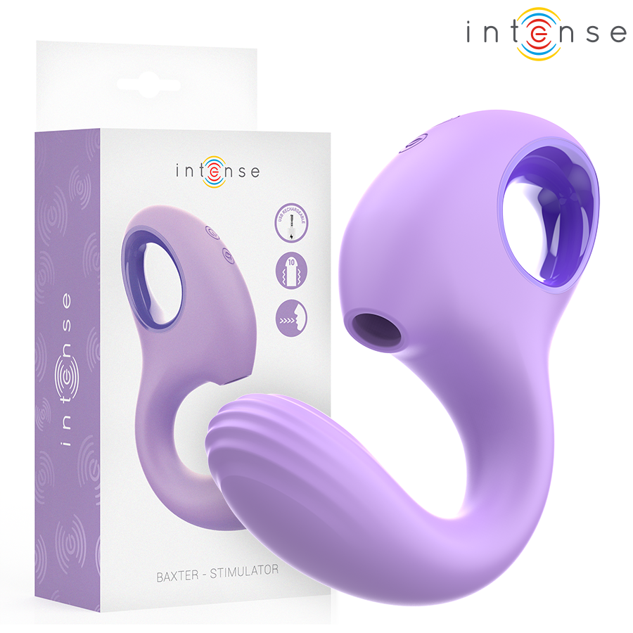 INTENSE – BAXTER VIBRADOR & ESTIMULADOR VIOLETA