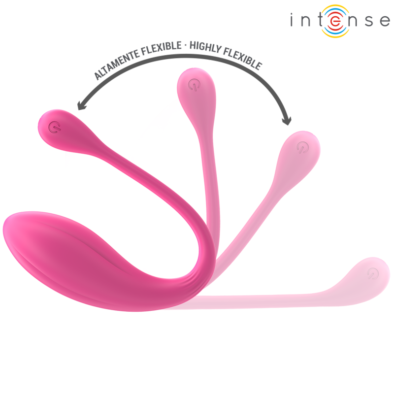 INTENSE - JANICE VIBRADOR U DOBLE ESTIMULACIÓN 10 VIBRACIONES ROSA CONTROL REMOTO - Imagen 5