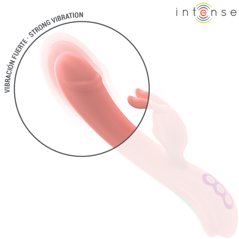 INTENSE - RACHEL VIBRADOR RABBIT 5 VIBRACIONES ROSA - Imagen 6