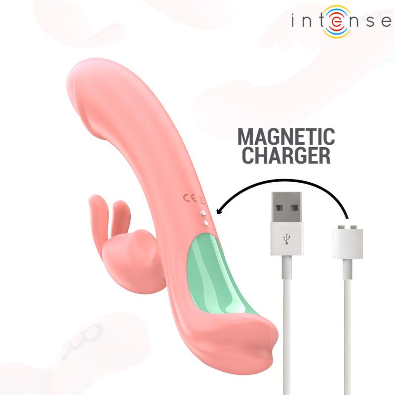 INTENSE - RACHEL VIBRADOR RABBIT 5 VIBRACIONES ROSA - Imagen 8