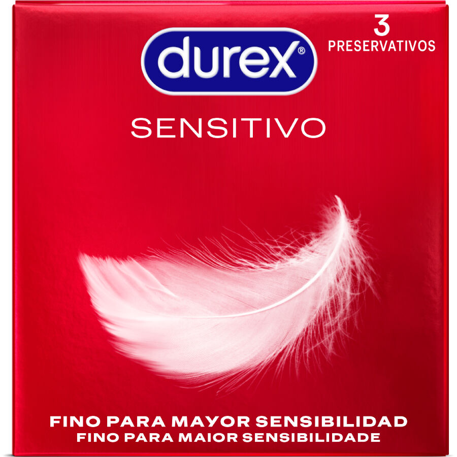 DUREX – PRESERVATIVOS SENSITIVO 3 UNIDADES