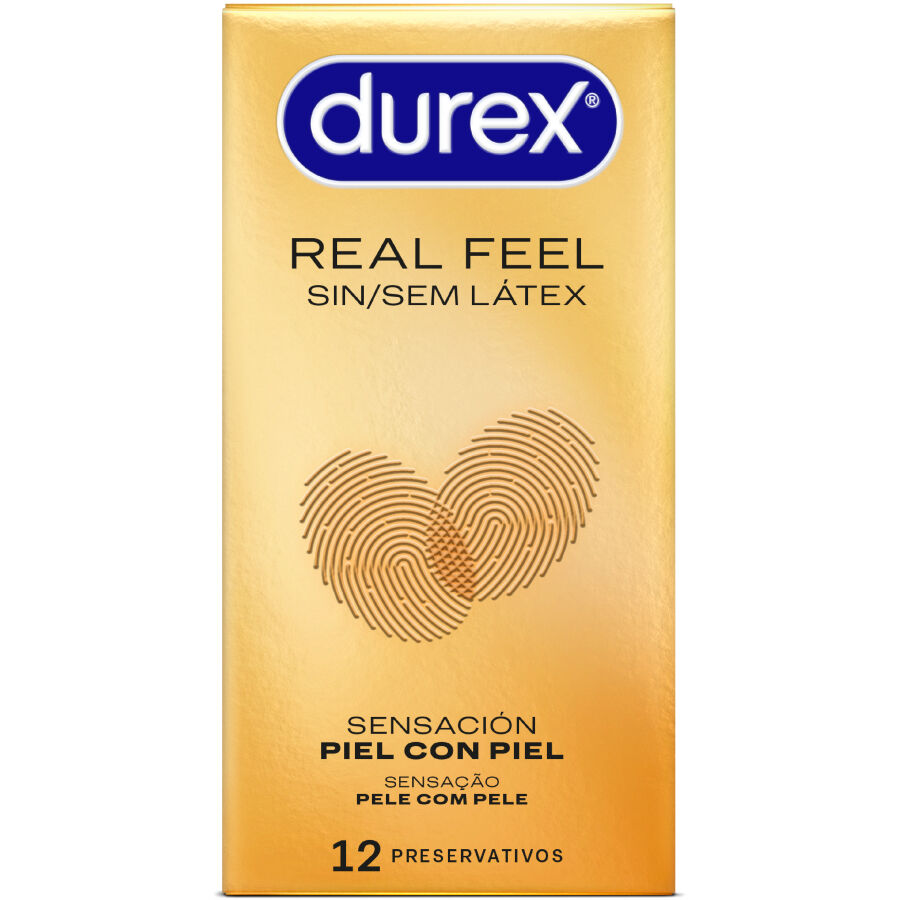 DUREX – PRESERVATIVOS REAL FEEL SIN LÁTEX 12 UNIDADES