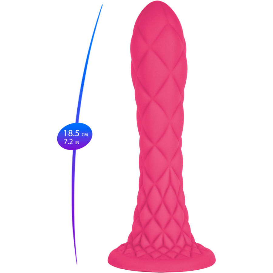 SILEXD - DREAMY DILDO FANTASY SILICONA LIQUIDA TERMOREACTIVO VIOLETA 18.5 CM - Imagen 6