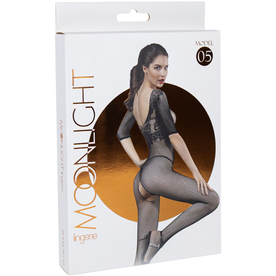MOONLIGHT – MODELO 5 BODYSTOCKING NEGRO TALLA ÚNICA
