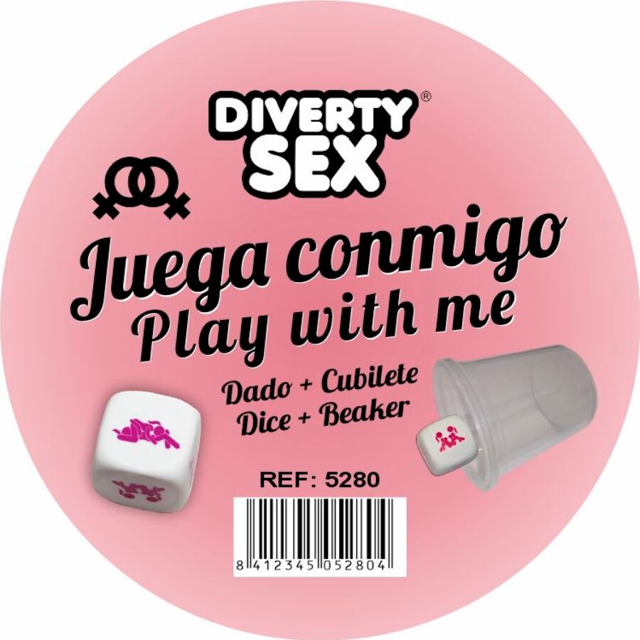 DIABLO PICANTE – DADO DURO BLANCO POSTURAS CHICAS CON CUBILETE