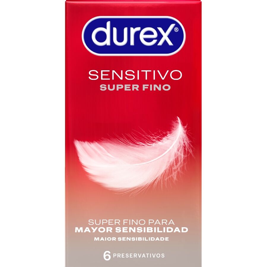 DUREX – SENSITIVO SÚPER FINO 6 UNIDADES
