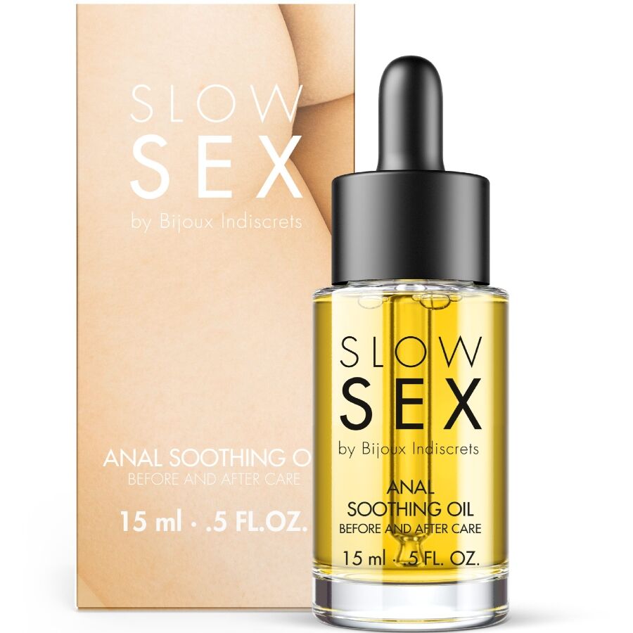 BIJOUX INDISCRETS – SLOW SEX ACEITE ANAL CALMANTE 15 ML