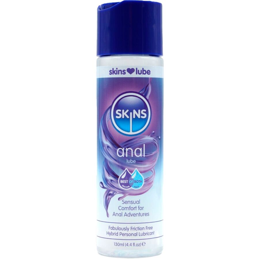 SKINS – ANAL LUBRICANTE HÍBRIDO BASE DE AGUA & SILICONA 130 ML