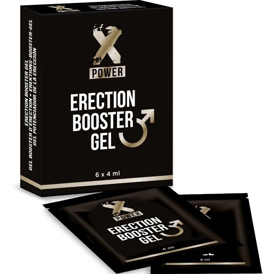 XPOWER – ERECTION BOOSTER GEL POTENCIADOR ERECCION 6 X 4 ML