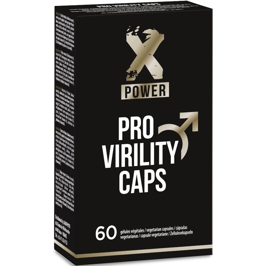 XPOWER – PRO VIRILITY CÁPSULAS VITALIDAD Y VIRILIDAD 60 UNIDADES