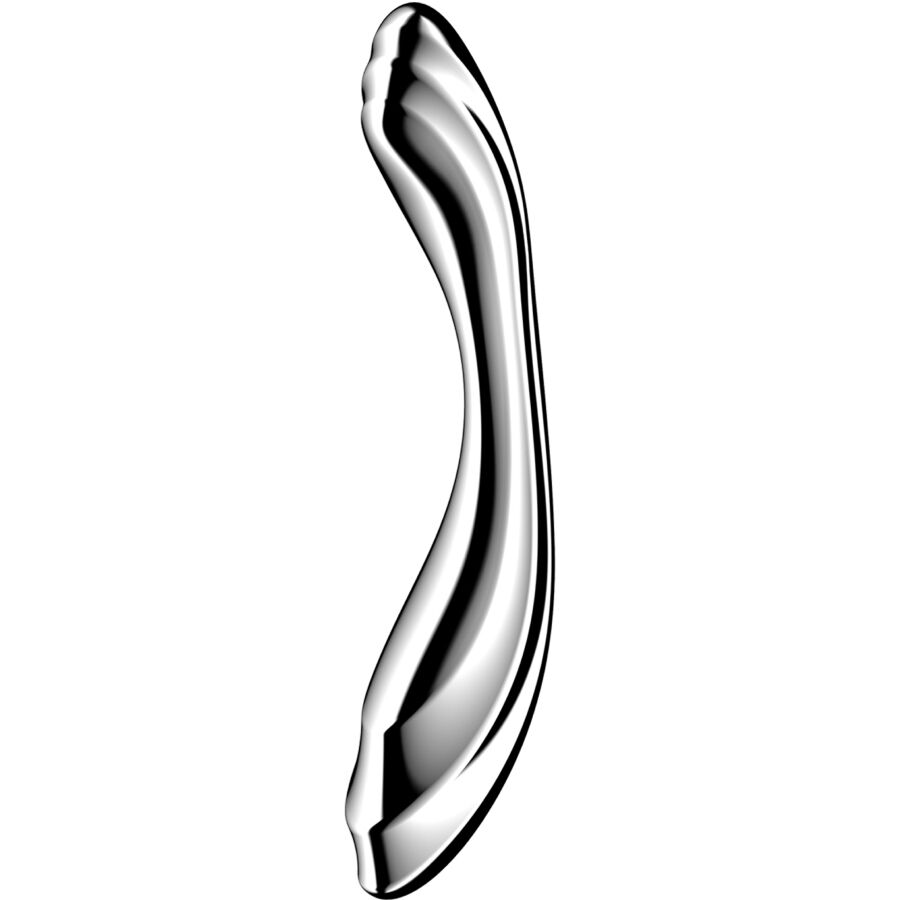 SATISFYER – PURE GRAVITY 2 DILDO ACERO INOXIDABLE DOBLE USO