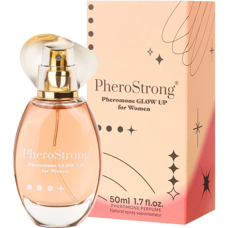 PHEROSTRONG – GLOW UP PERFUME CON FEROMONAS PARA MUJER 50 ML