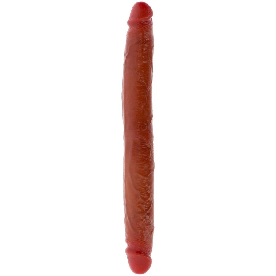 GET REAL – DILDO DOBLE DONG DE SILICONA CARAMELO 35 CM