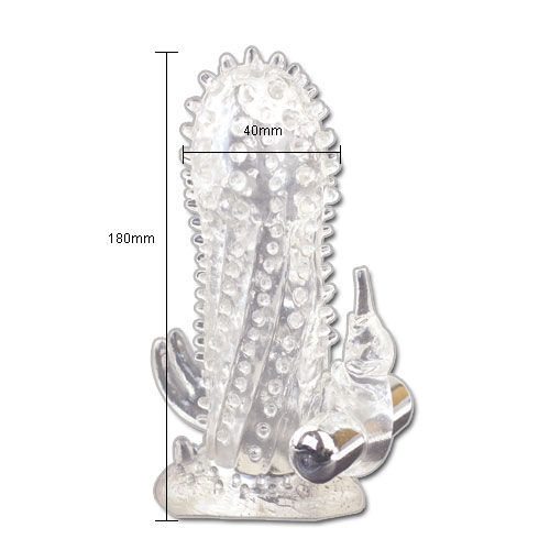 BAILE - BRAVE MAN EXTENSION PENE VIBRADOR RABBIT - Imagen 4