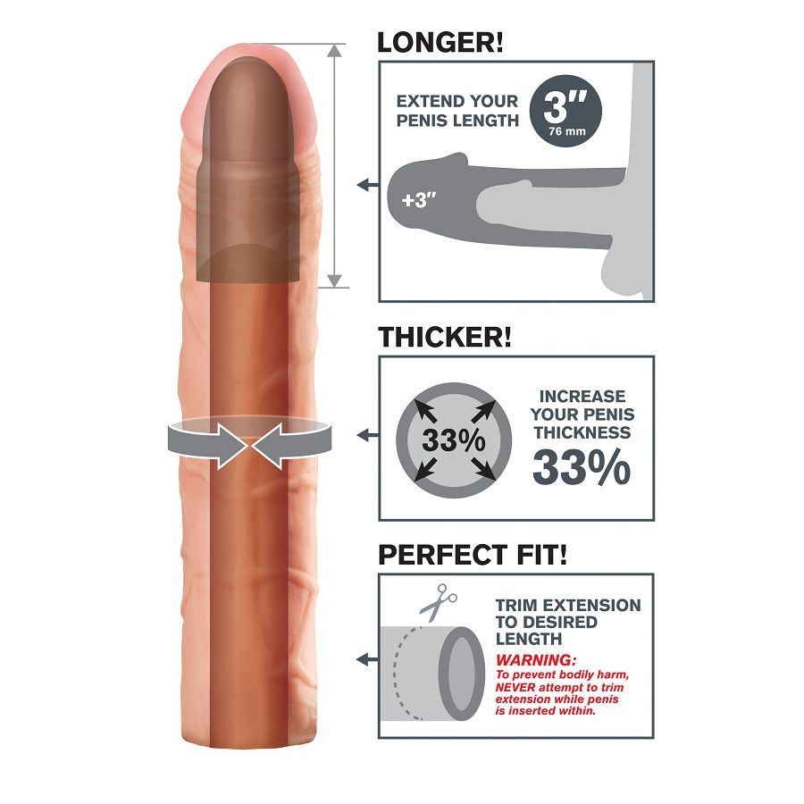 FANTASY X- TENSIONS - PERFECT 3 EXTENSIÓN PARA EL PENE - Imagen 4