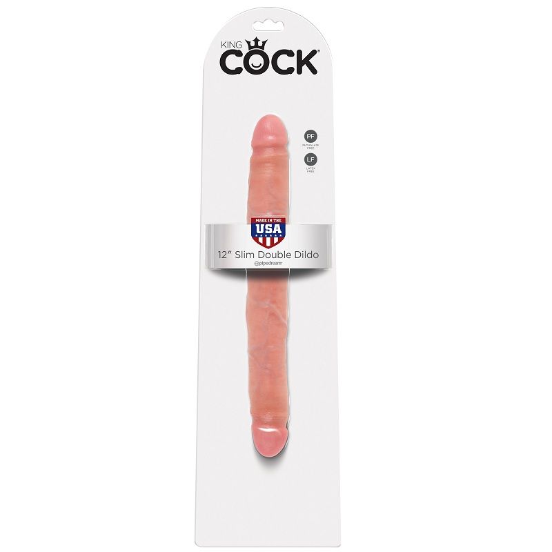 KING COCK - DILDO DOBLE NATURAL 30 CM - Imagen 3