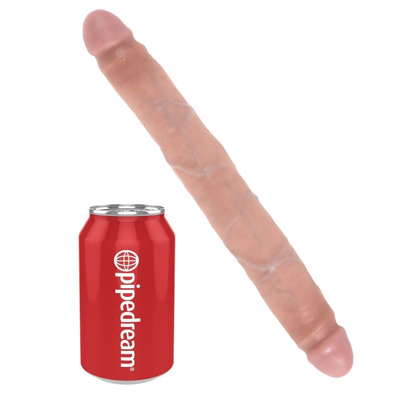 KING COCK - DILDO DOBLE NATURAL 30 CM - Imagen 2