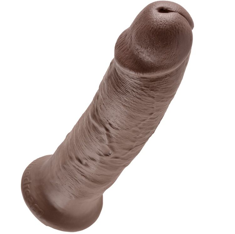 KING COCK - 10 PENE MARRÓN 25.4 CM - Imagen 3