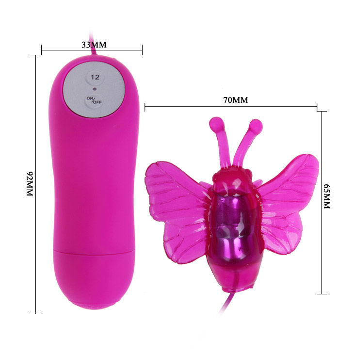 BAILE - CUTE SECRET MARIPOSA ESTIMULADORA VIBRADOR 12V - Imagen 8
