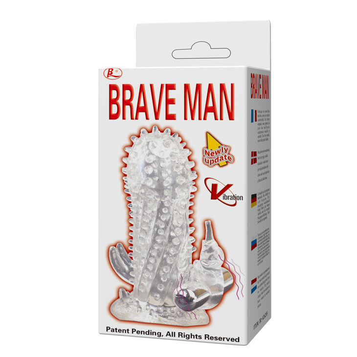 BAILE - BRAVE MAN EXTENSION PENE VIBRADOR RABBIT - Imagen 5