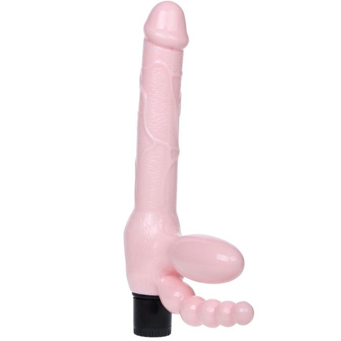 BAILE – ARNÉS SIN CUERDA TPR CON VIBRACIÓN Y ESTIMULACION ANAL 25.4 CM