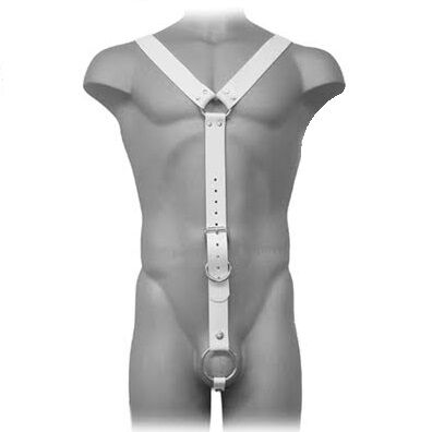 LEATHER BODY – HARNESS MEN BLANCO