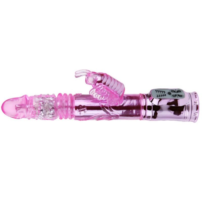 BAILE - VIBRADOR RECARGABLE CON ROTACION Y ESTIMULADOR THROBBING BUTTERF - Imagen 6
