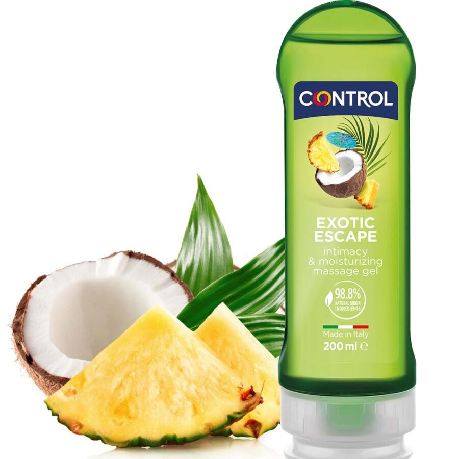 CONTROL – 2 EN 1 MASSAGE & PLEASURE EXOTIC 200 ML