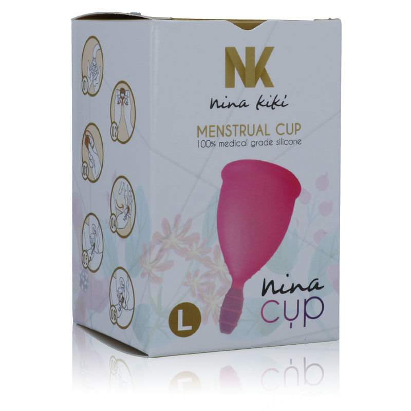 NINA KIKÍ - COPA MENSTRUAL ROSA - TALLA L - Imagen 7
