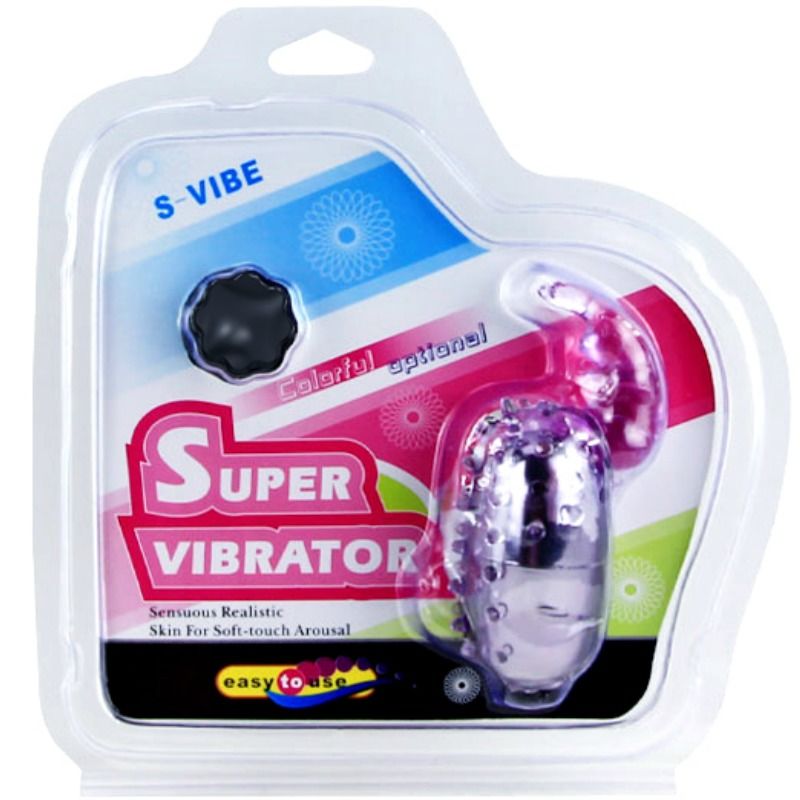 BAILE - SUPER VIBRATOR HUEVO VIBRADOR CON ESTIMULADOR - Imagen 8