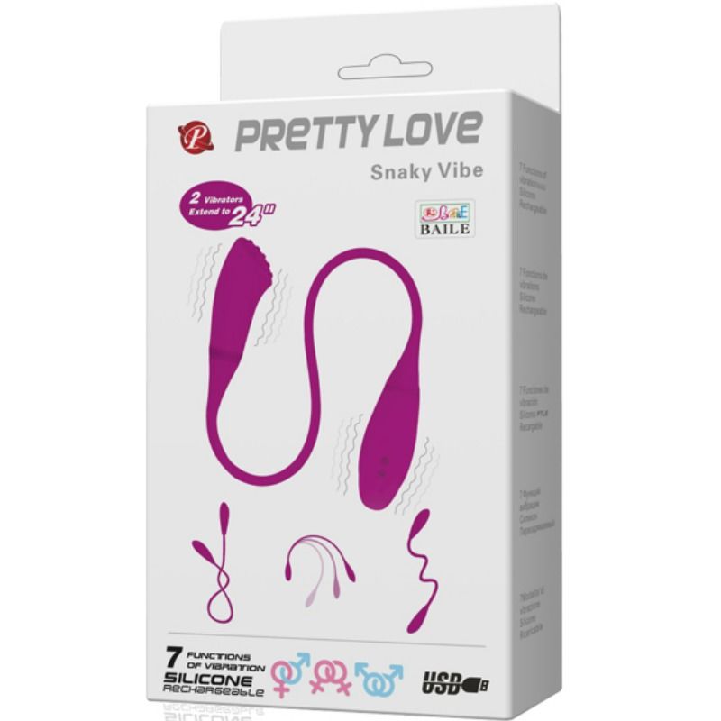 PRETTY LOVE - SMART SNAKY VIBE VIBRADOR 2 MOTORES - Imagen 6